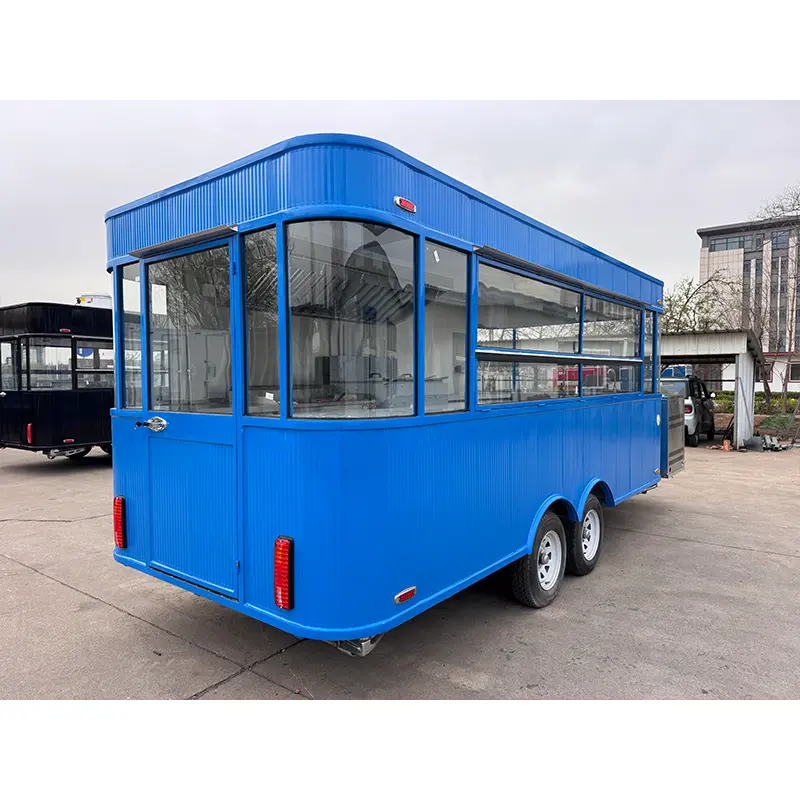 Tráiler móvil de comida de concesión de Street View